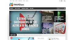 Desktop Screenshot of fifthperson.com